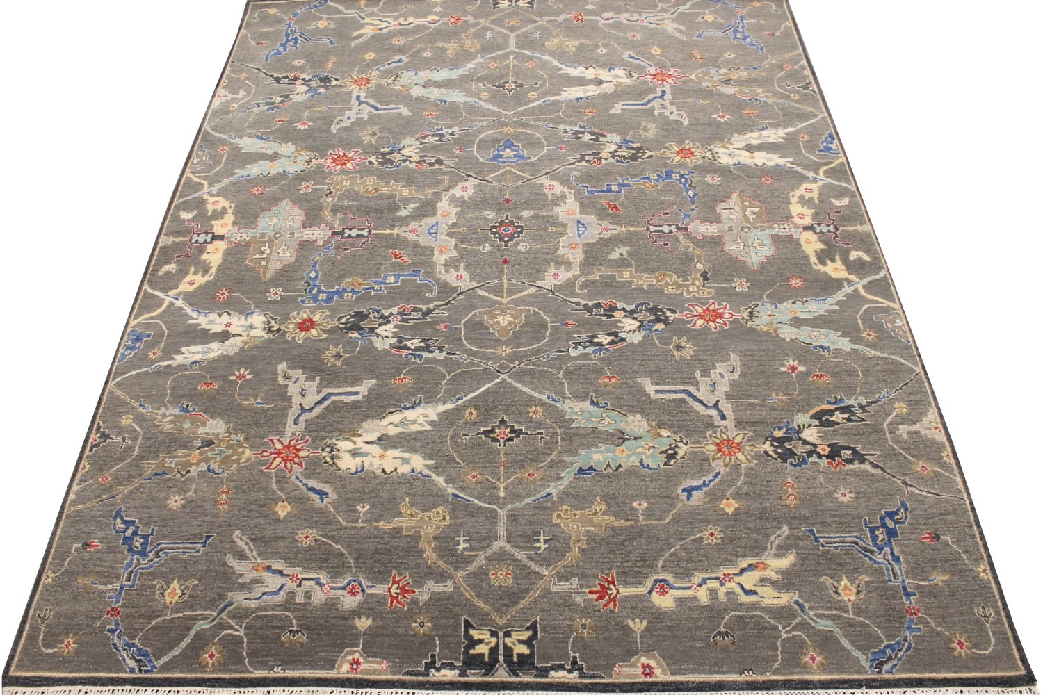 8x10 Traditional Hand Knotted Wool Area Rug - MR028556