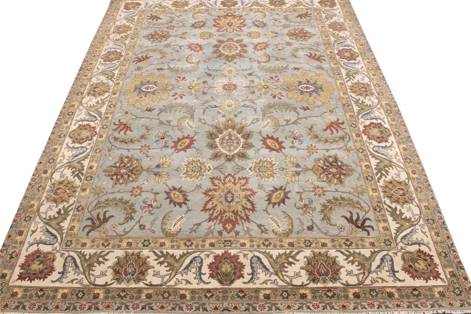 9x12 Traditional Hand Knotted Wool Area Rug - MR028566