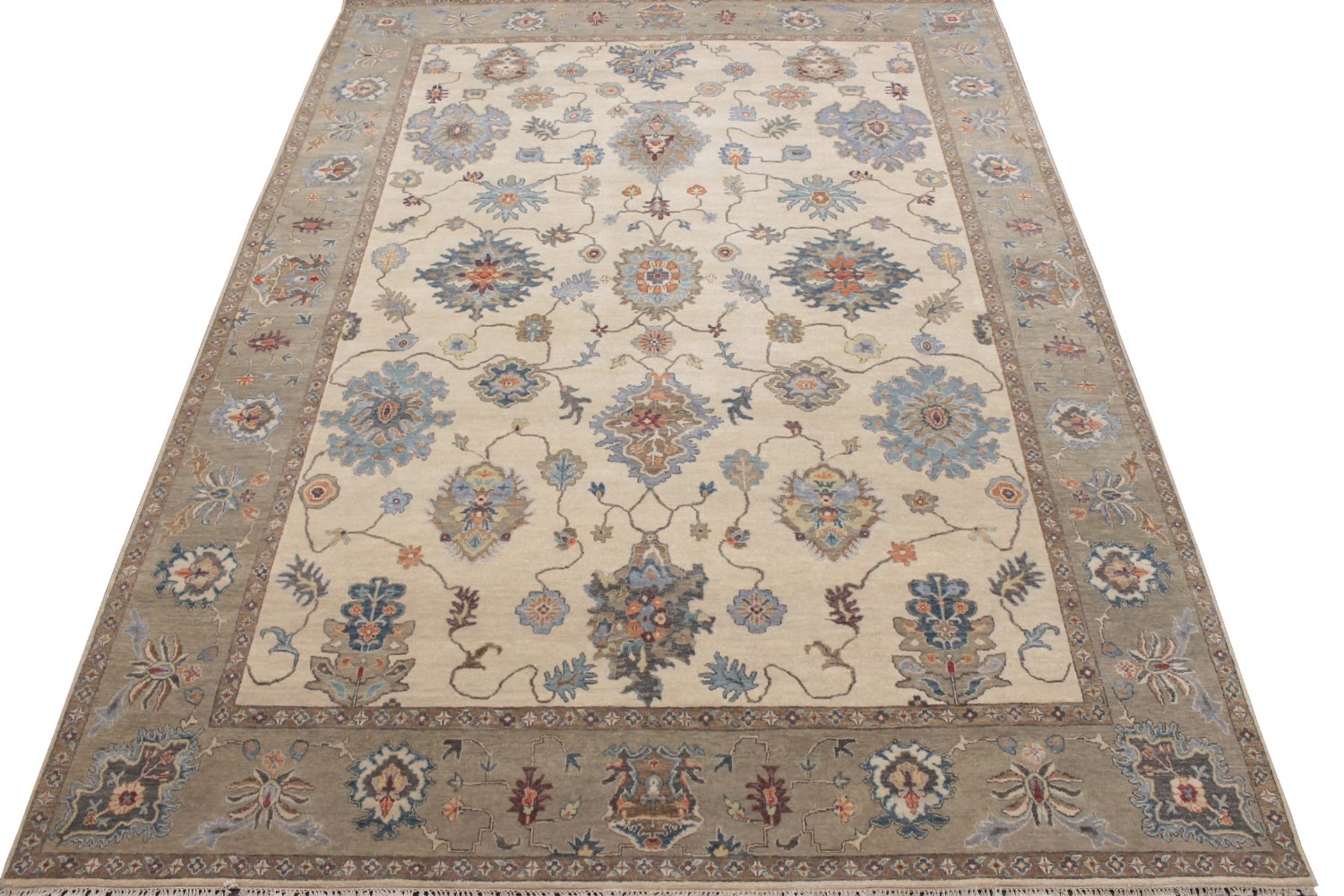 9x12 Traditional Hand Knotted Wool Area Rug - MR028568