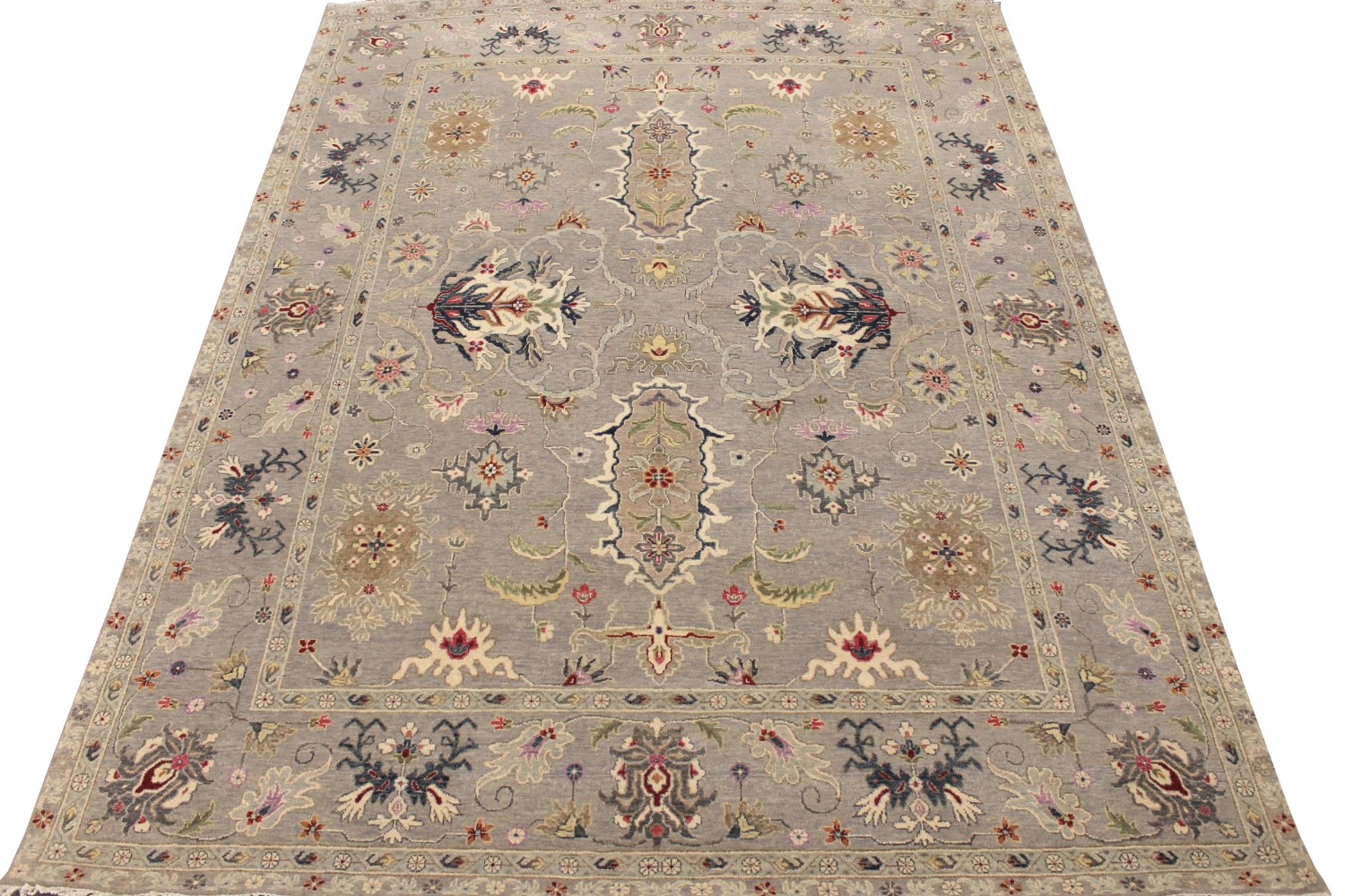 8x10 Traditional Hand Knotted Wool Area Rug - MR028569