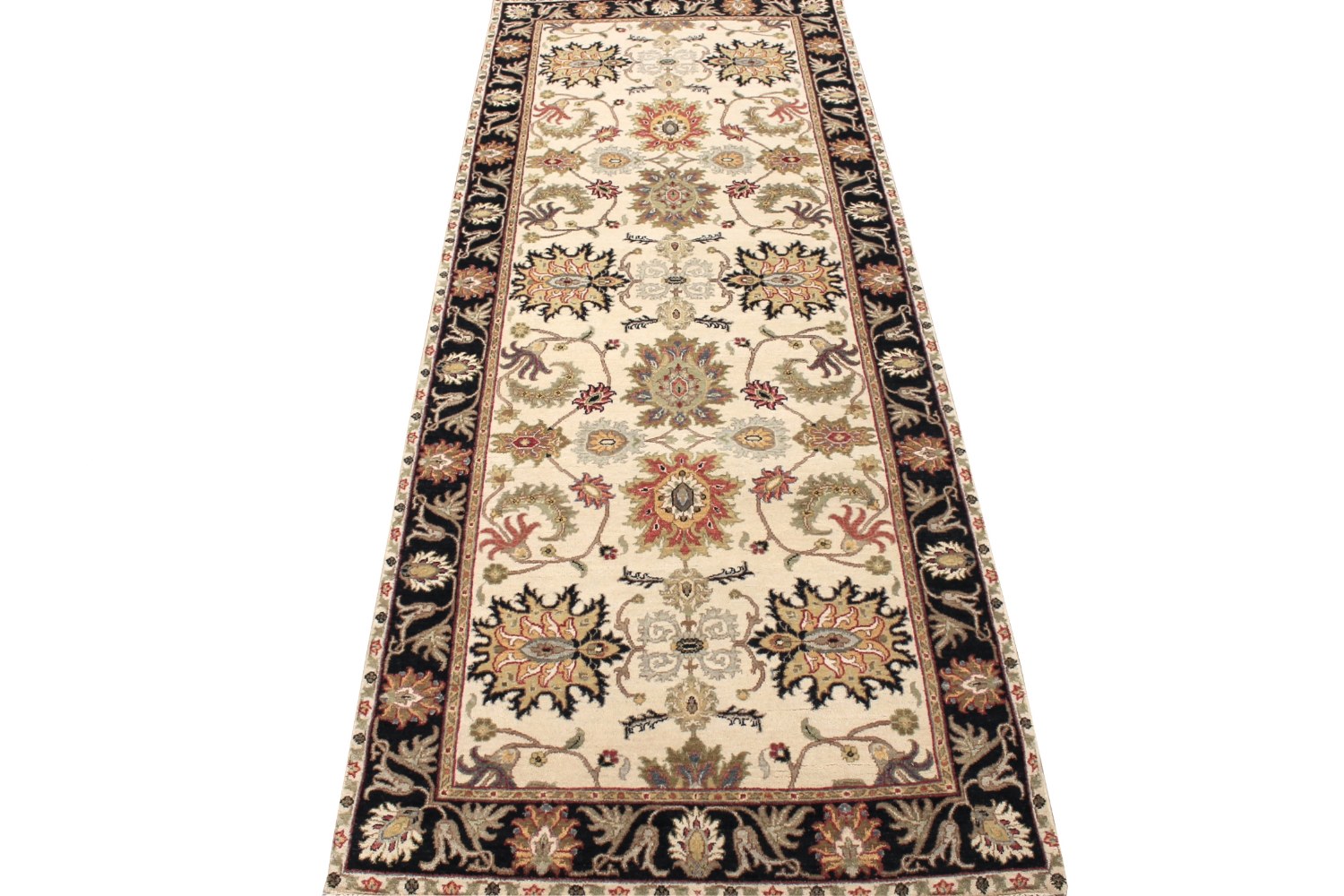 Wide Runner Traditional Hand Knotted Wool Area Rug - MR028570