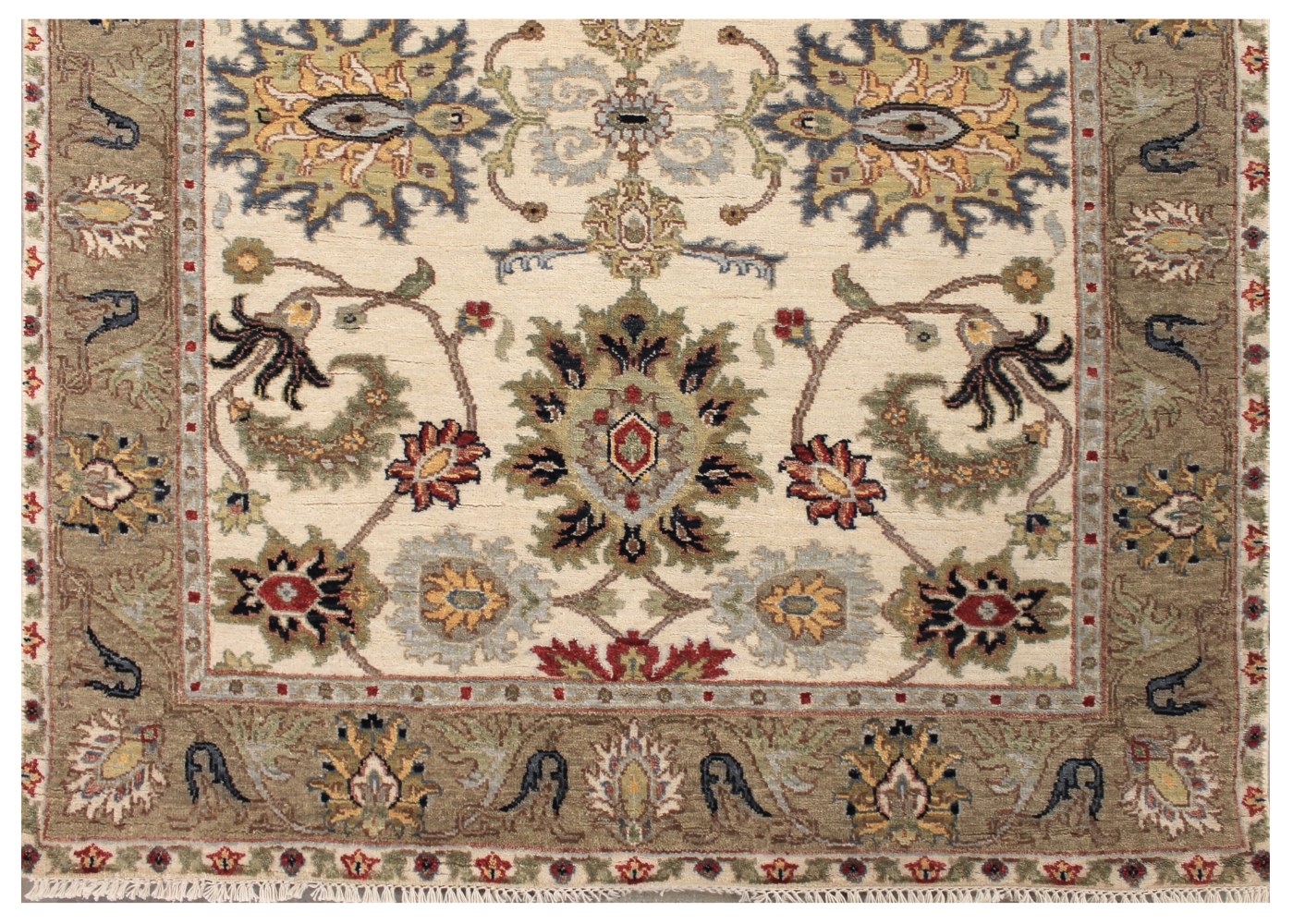 Wide Runner Traditional Hand Knotted Wool Area Rug - MR028580
