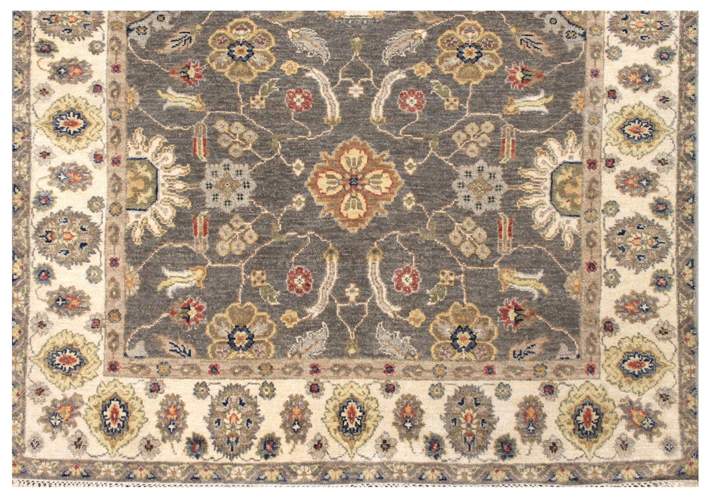 Wide Runner Traditional Hand Knotted Wool Area Rug - MR028581