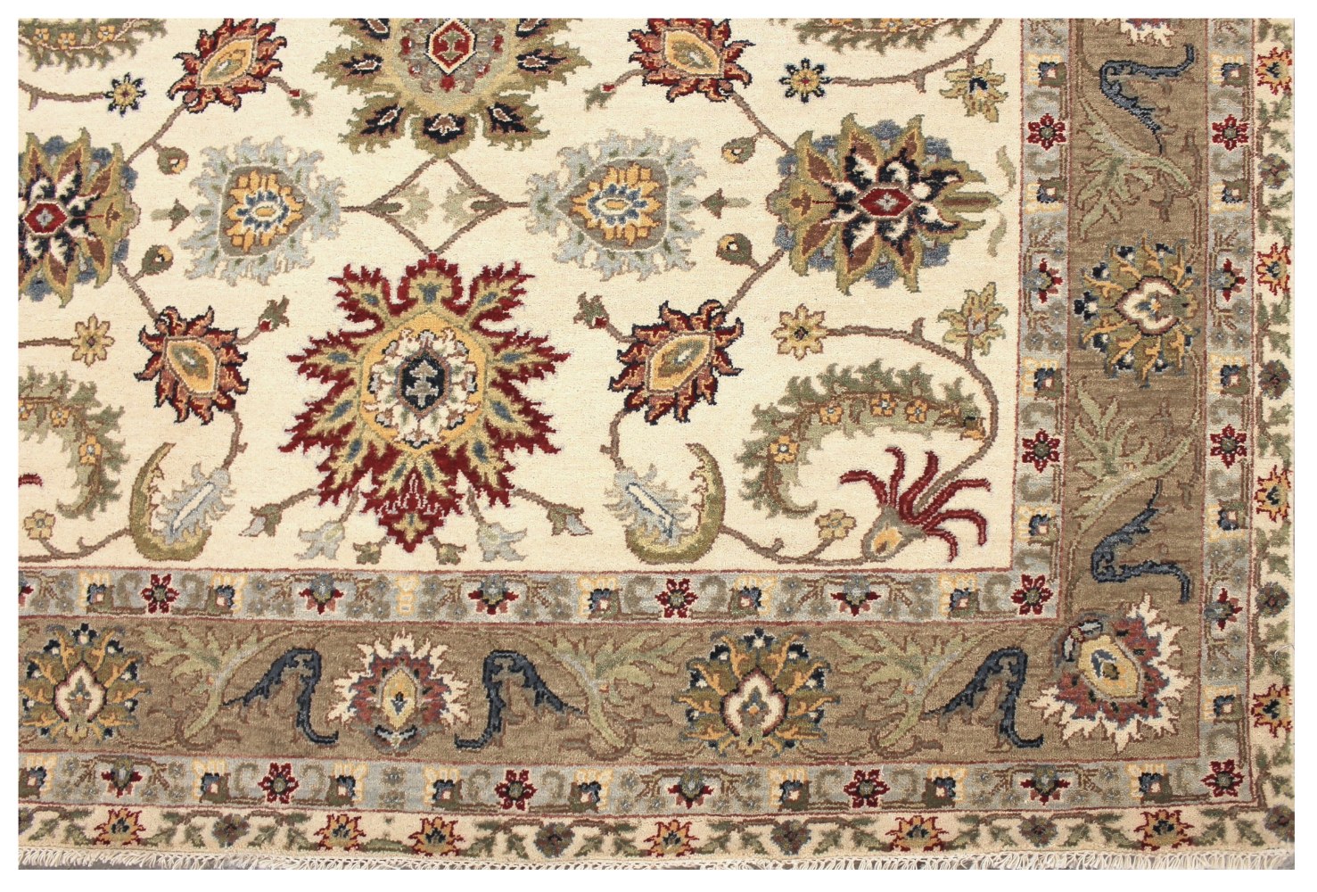 6x9 Traditional Hand Knotted Wool Area Rug - MR028582