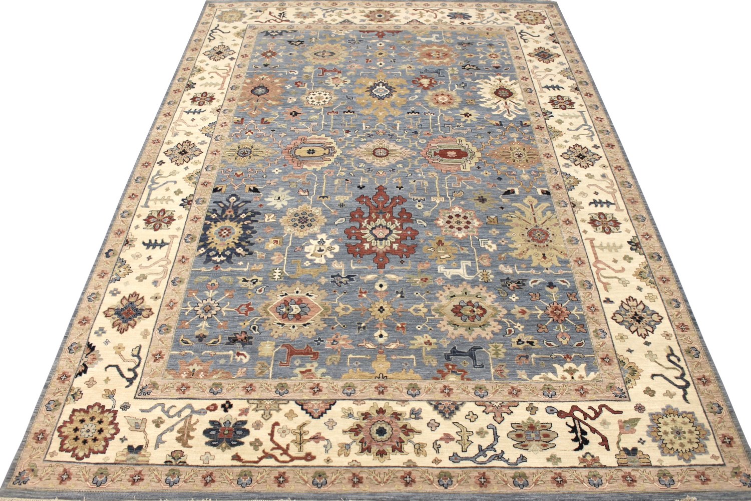 10x14 Traditional Hand Knotted Wool Area Rug - MR028592