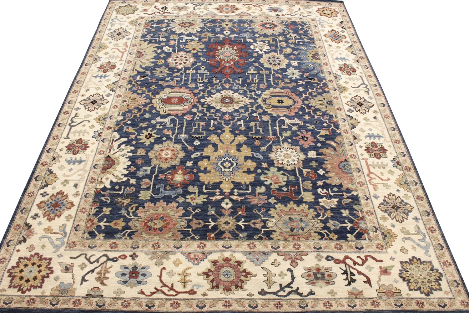 9x12 Traditional Hand Knotted Wool Area Rug - MR028593