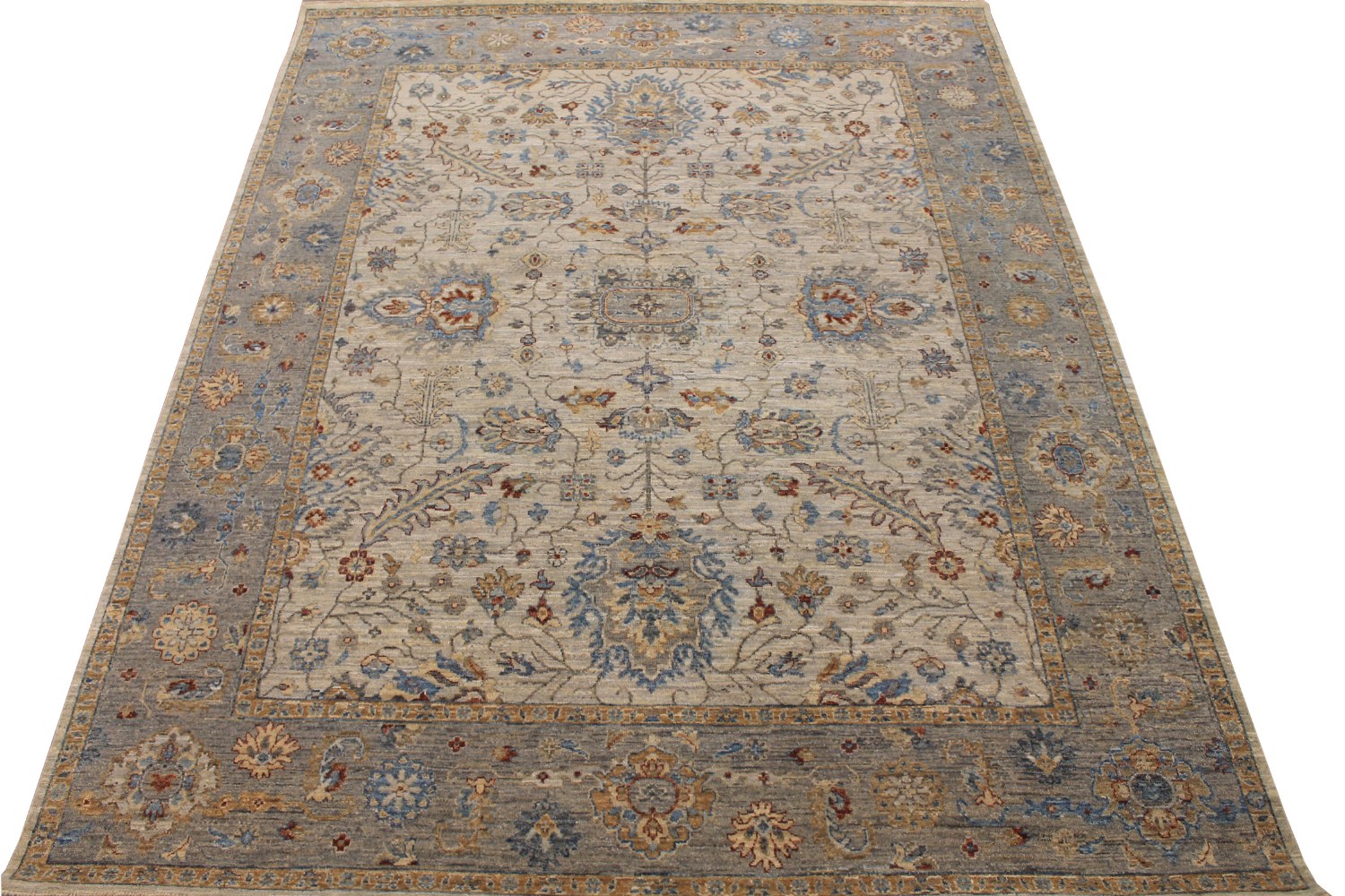 8x10 Traditional Hand Knotted Wool Area Rug - MR028611