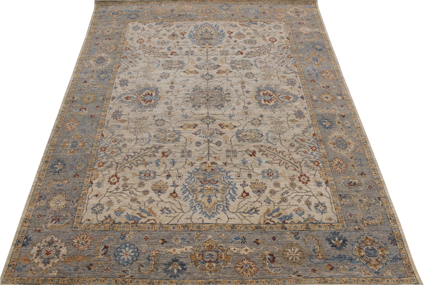 8x10 Traditional Hand Knotted Wool Area Rug - MR028611