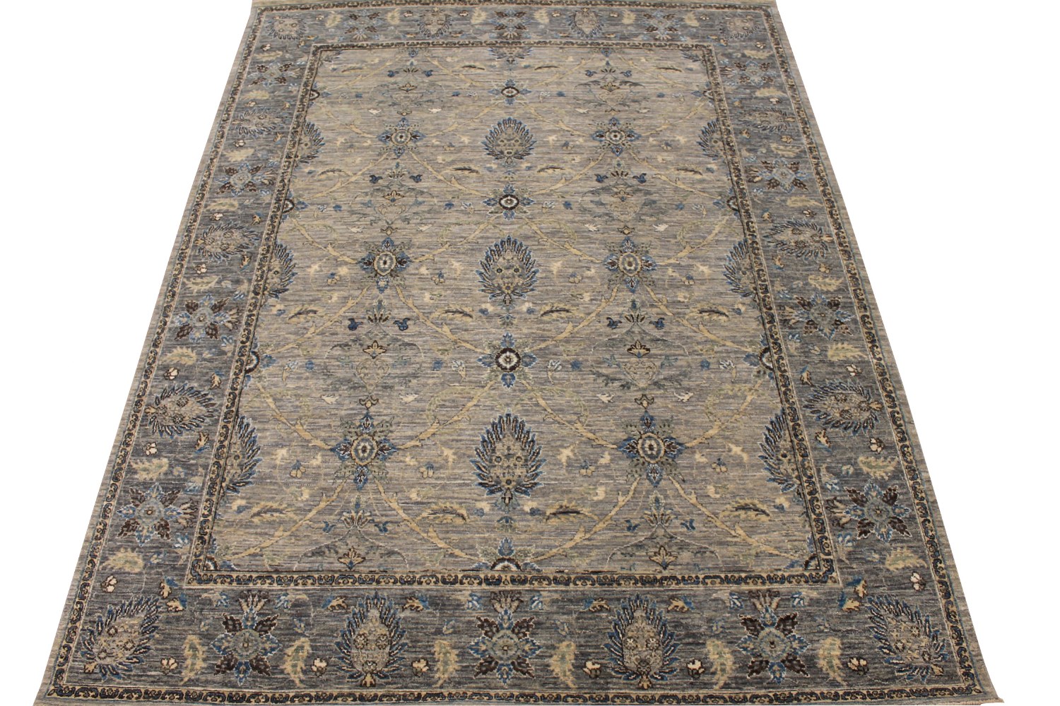 8x10 Traditional Hand Knotted Wool Area Rug - MR028618