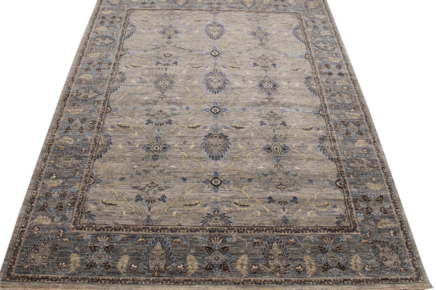 8x10 Traditional Hand Knotted Wool Area Rug - MR028618