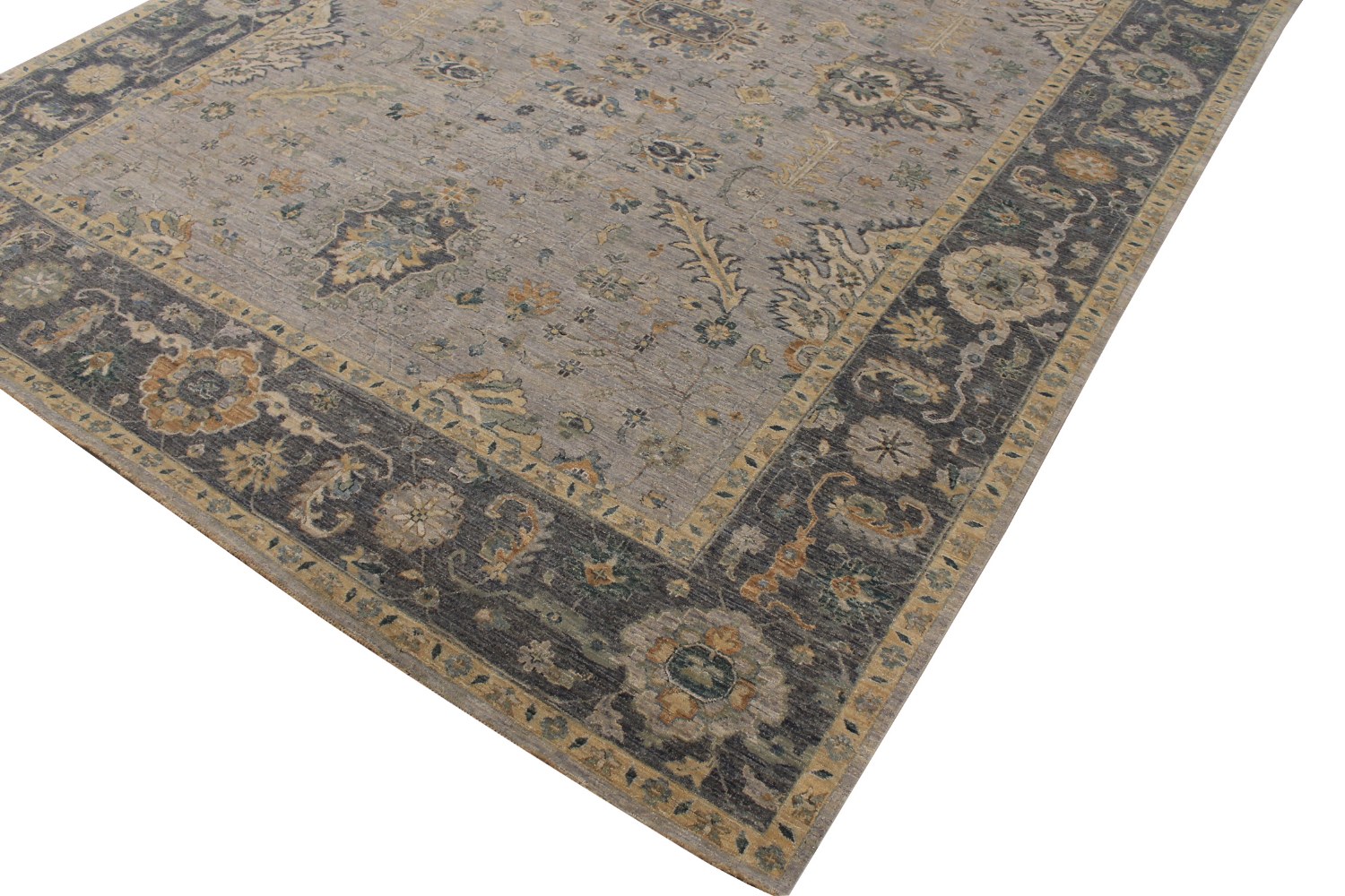 10x14 Traditional Hand Knotted Wool Area Rug - MR028620