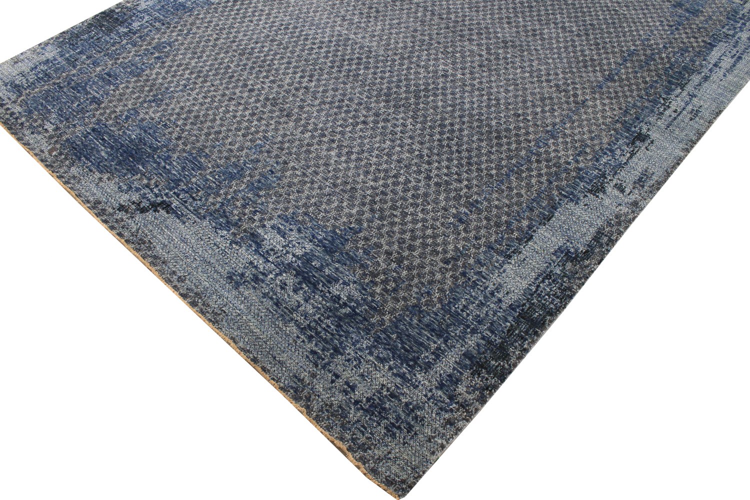 8x10 Casual Hand Knotted Wool Area Rug - MR028623