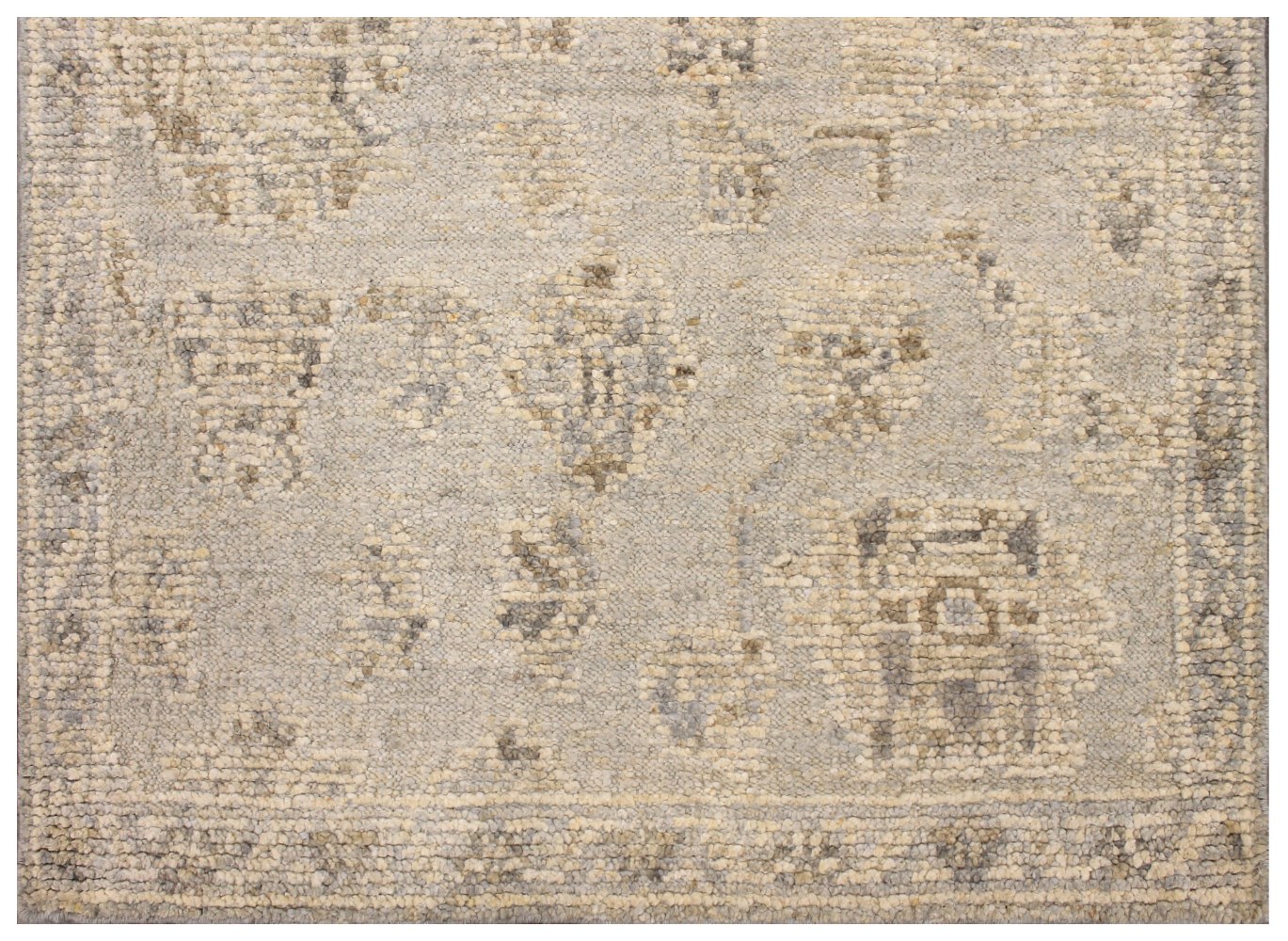 4x6 Oushak Hand Knotted Wool Area Rug - MR028639