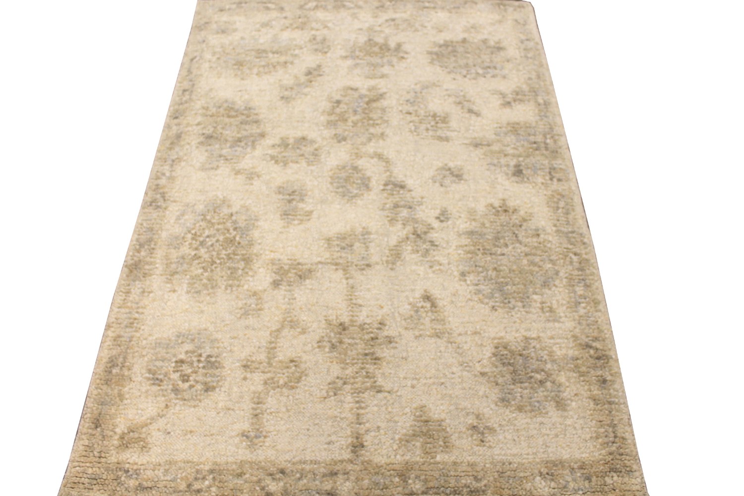 4x6 Oushak Hand Knotted Wool Area Rug - MR028643