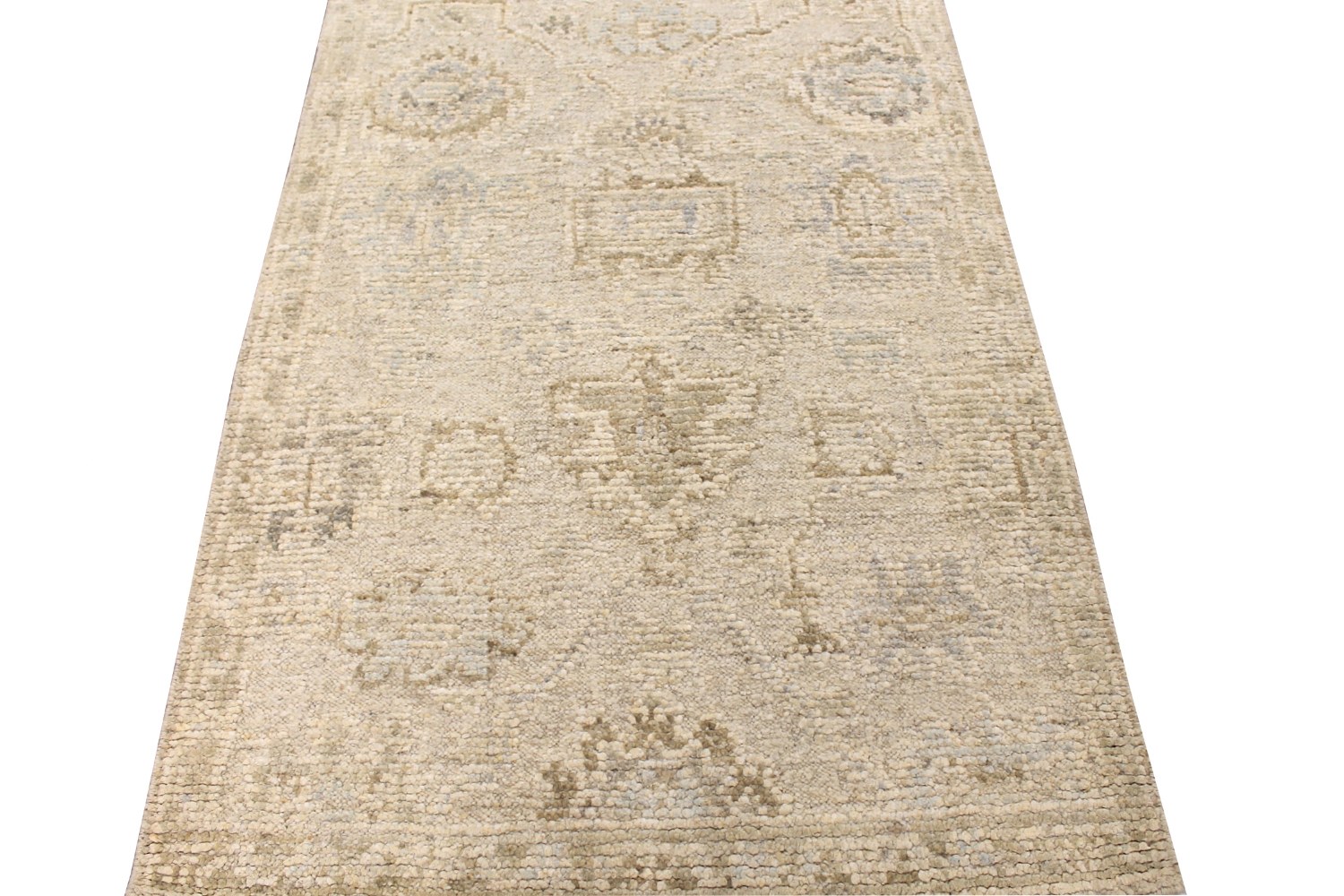 4x6 Oushak Hand Knotted Wool Area Rug - MR028647