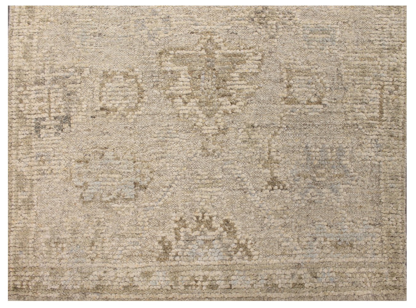 4x6 Oushak Hand Knotted Wool Area Rug - MR028647
