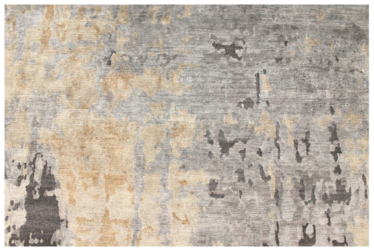 8x10 Modern Hand Knotted Wool Area Rug - MR028669