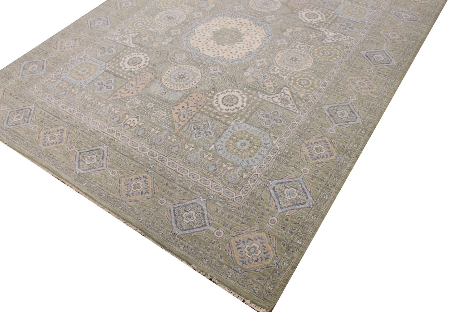 8x10 Traditional Hand Knotted Wool Area Rug - MR028699