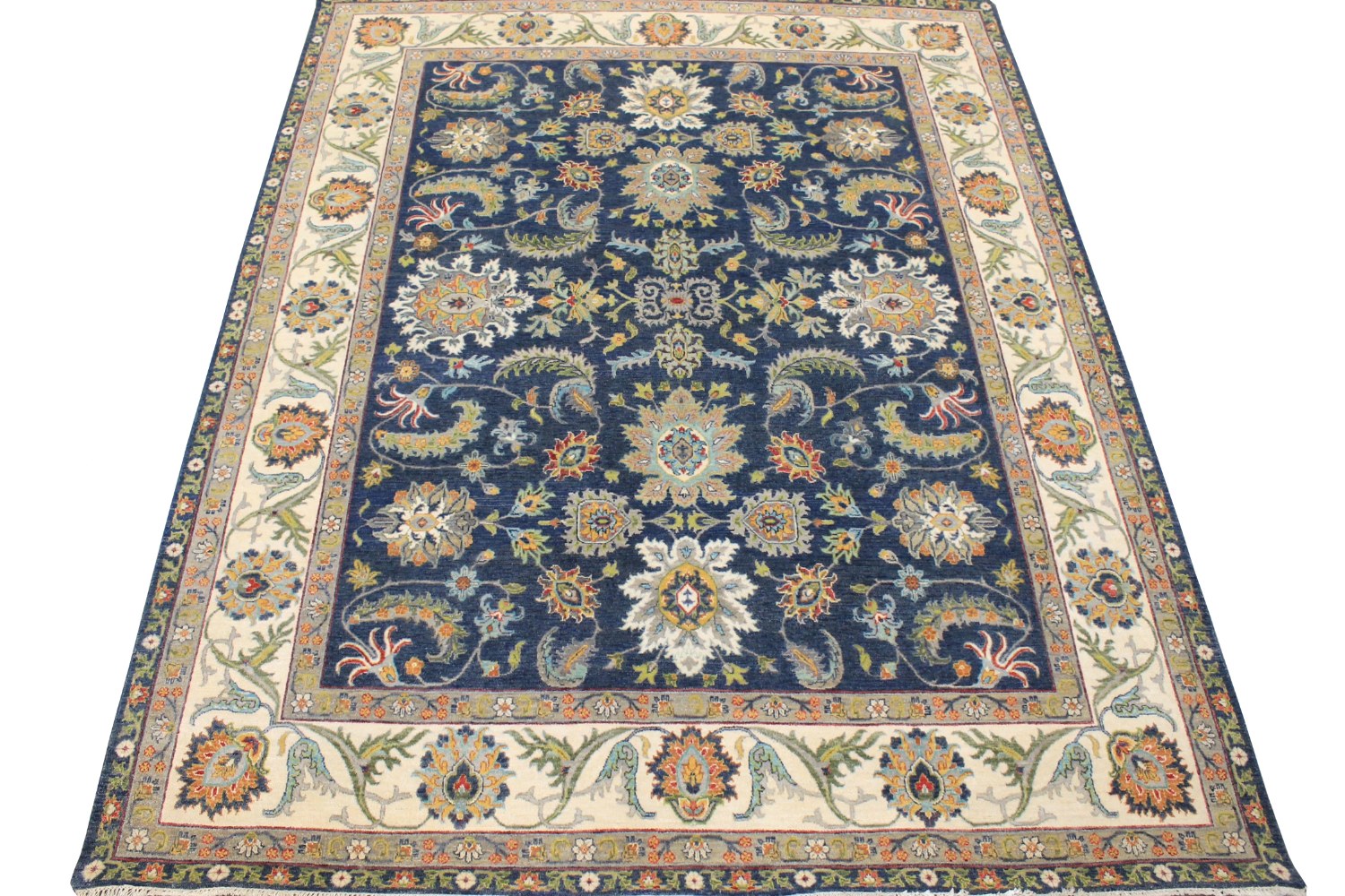 8x10 Traditional Hand Knotted Wool Area Rug - MR028716
