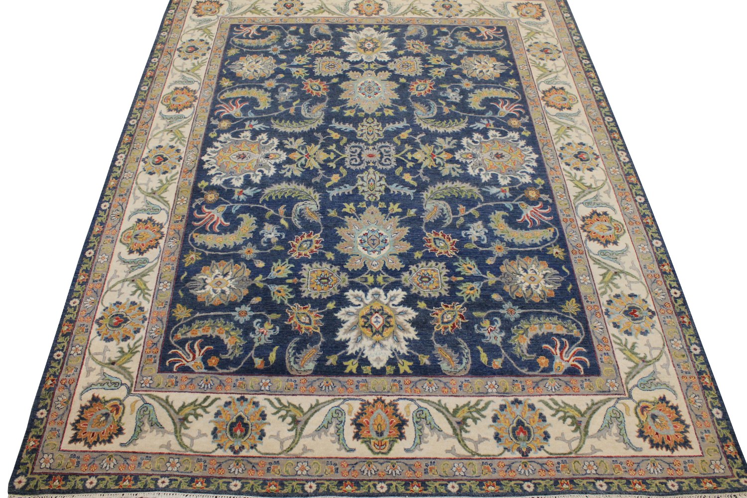 8x10 Traditional Hand Knotted Wool Area Rug - MR028716
