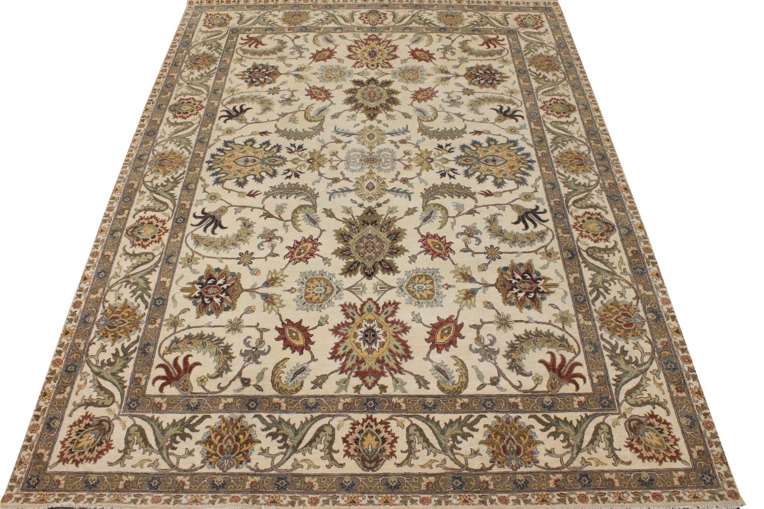 9x12 Traditional Hand Knotted Wool Area Rug - MR028720