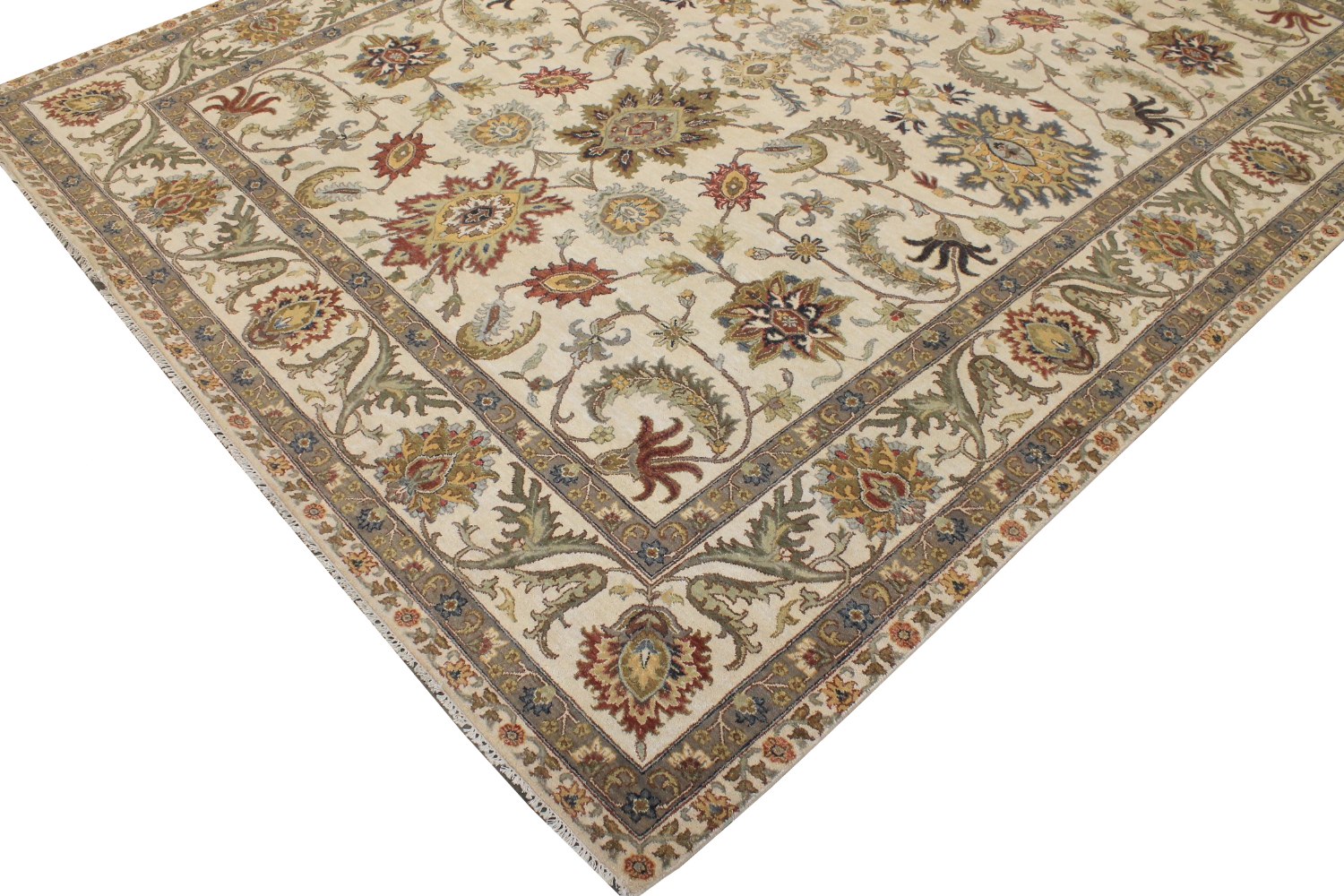 9x12 Traditional Hand Knotted Wool Area Rug - MR028720