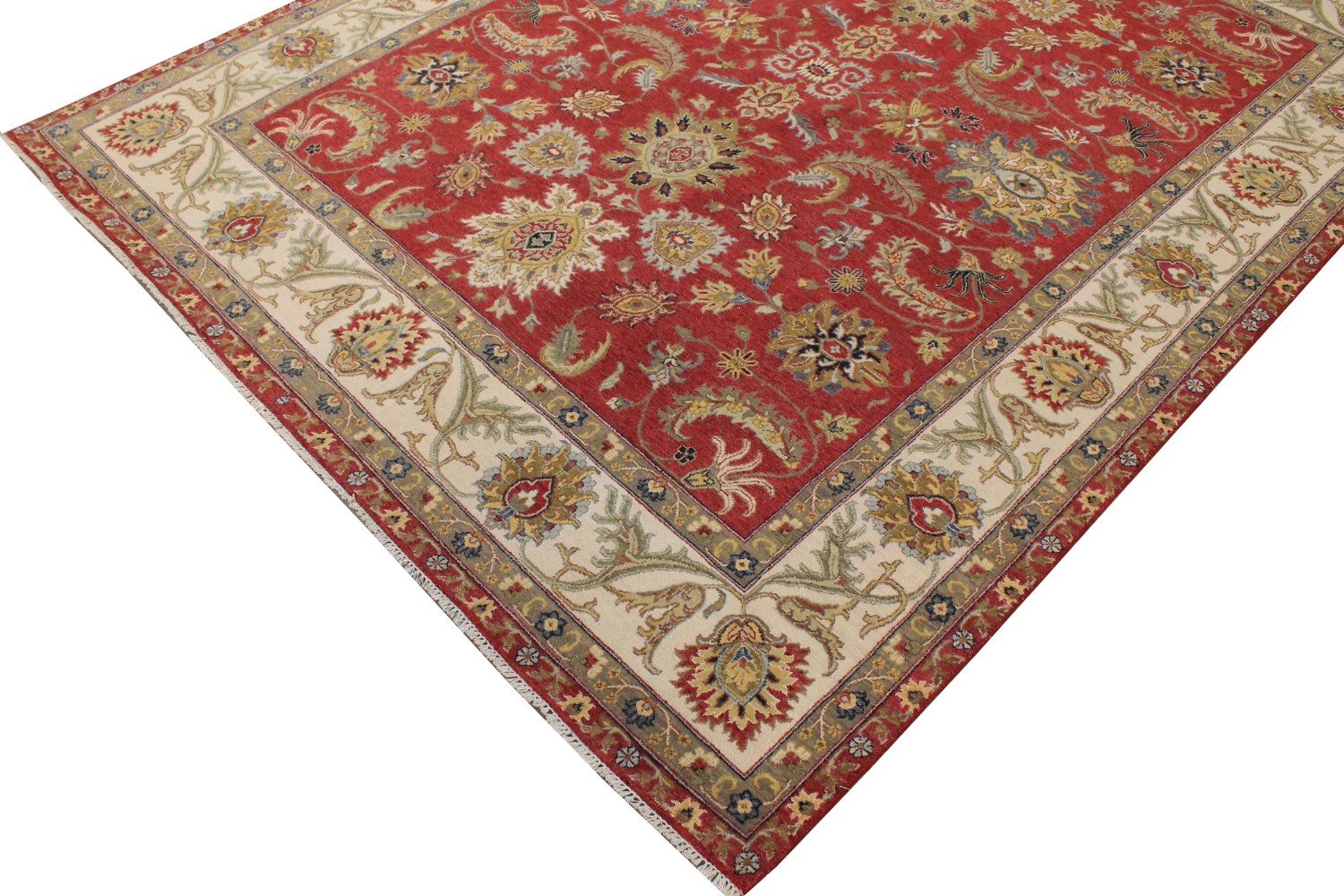 8x10 Traditional Hand Knotted Wool Area Rug - MR028722