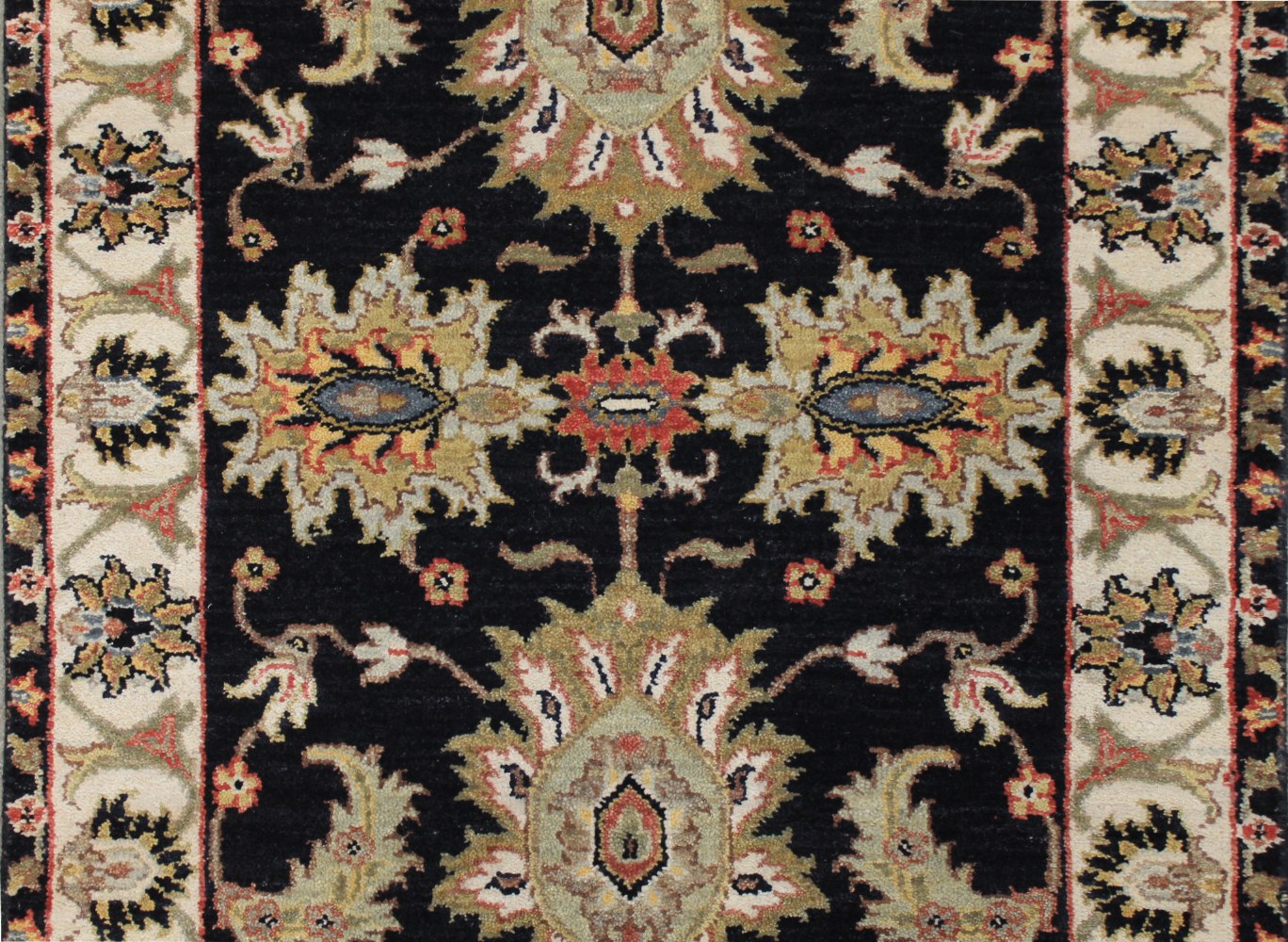 10 ft. Runner Traditional Hand Knotted Wool Area Rug - MR028737