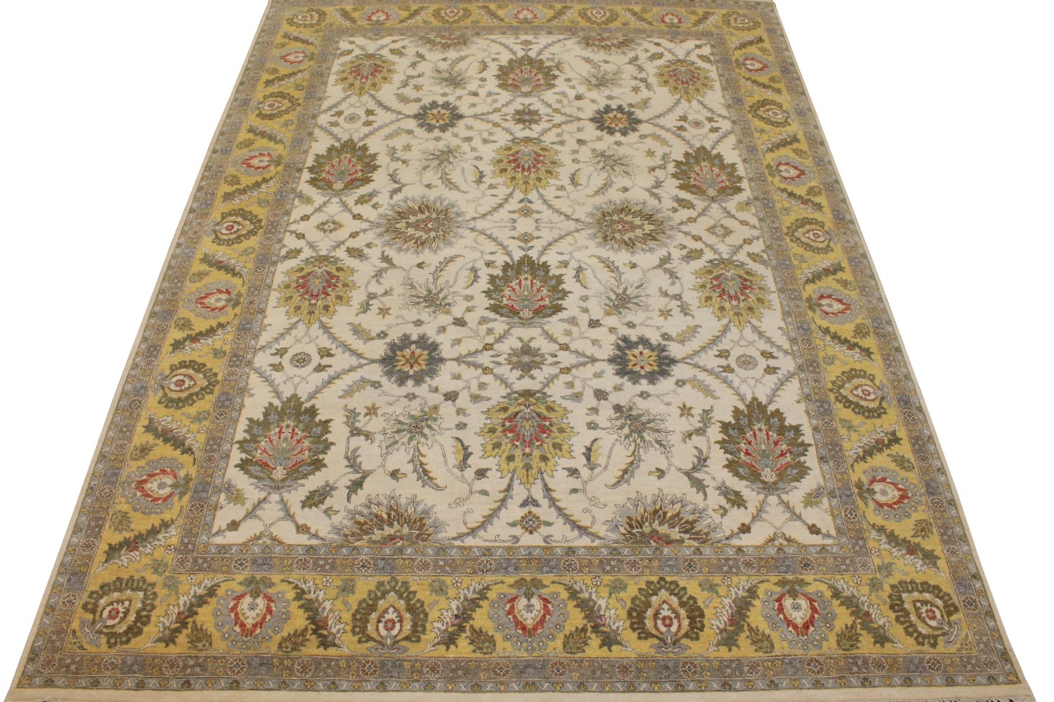 9x12 Traditional Hand Knotted Wool Area Rug - MR028752