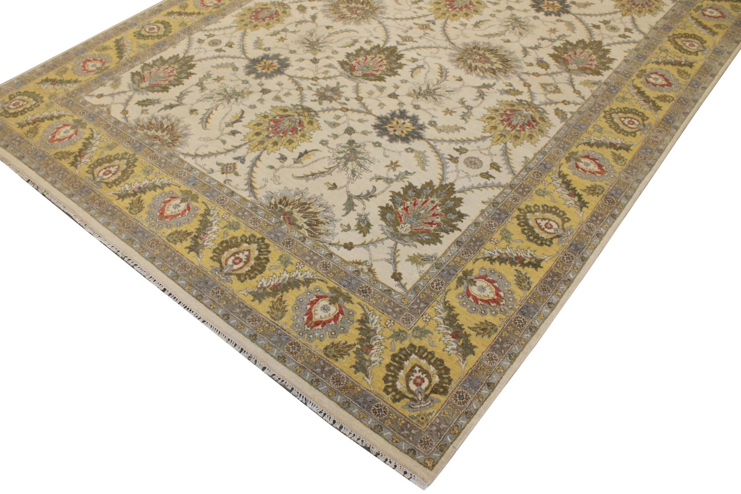 9x12 Traditional Hand Knotted Wool Area Rug - MR028752