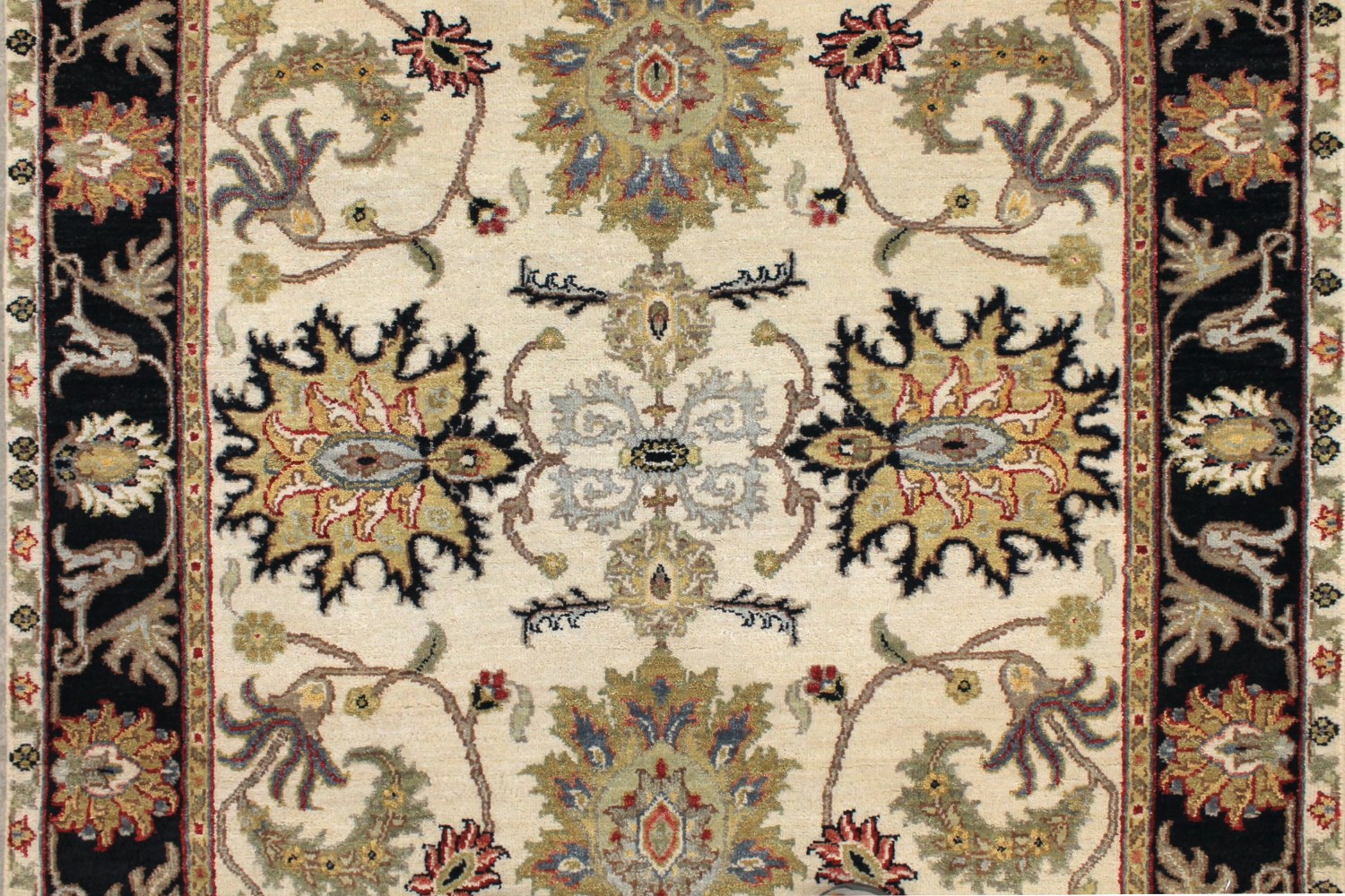 Wide Runner Traditional Hand Knotted Wool Area Rug - MR028755