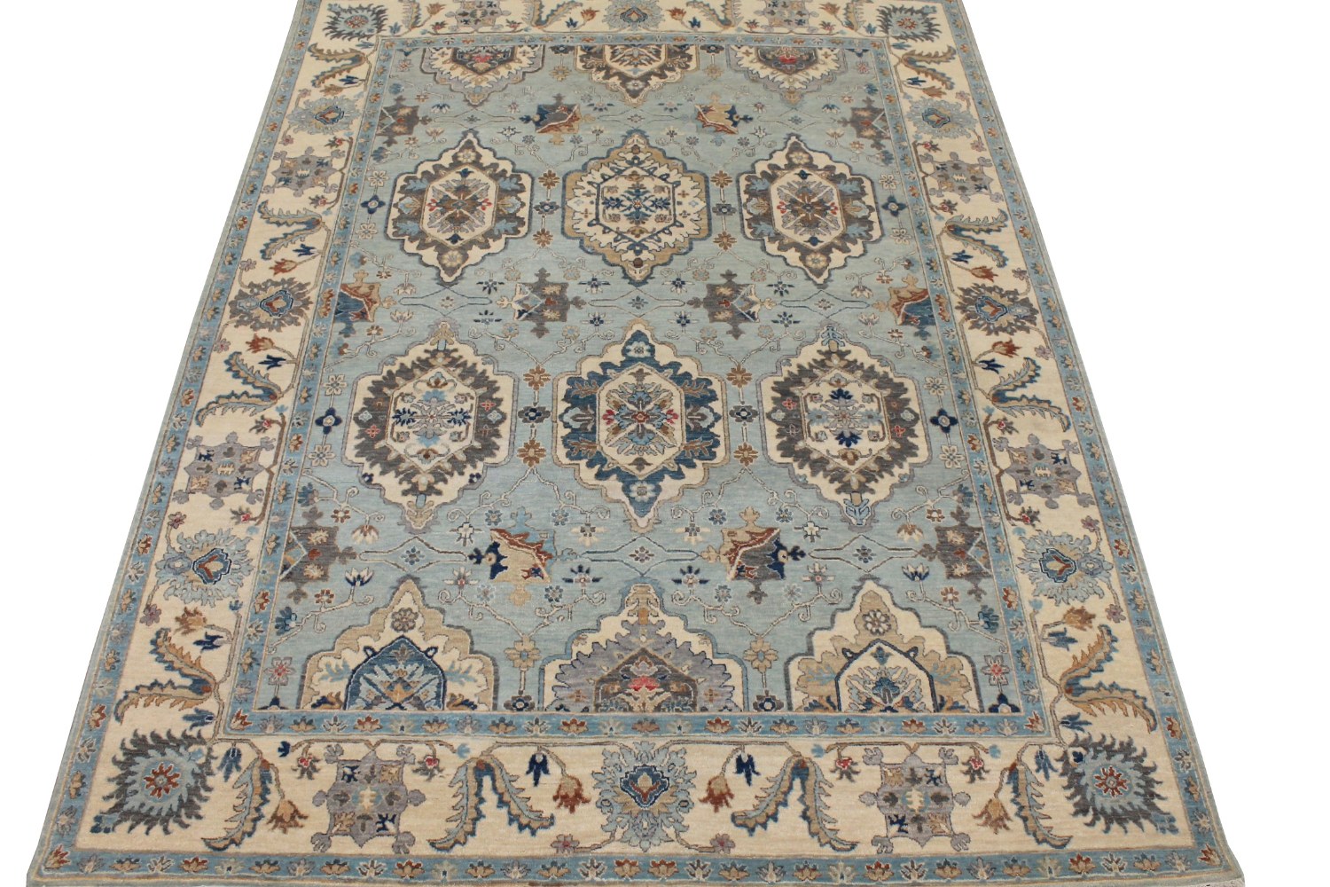 8x10 Traditional Hand Knotted Wool Area Rug - MR028758