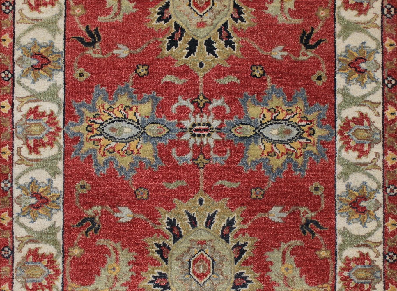 8 ft. Runner Traditional Hand Knotted Wool Area Rug - MR028760