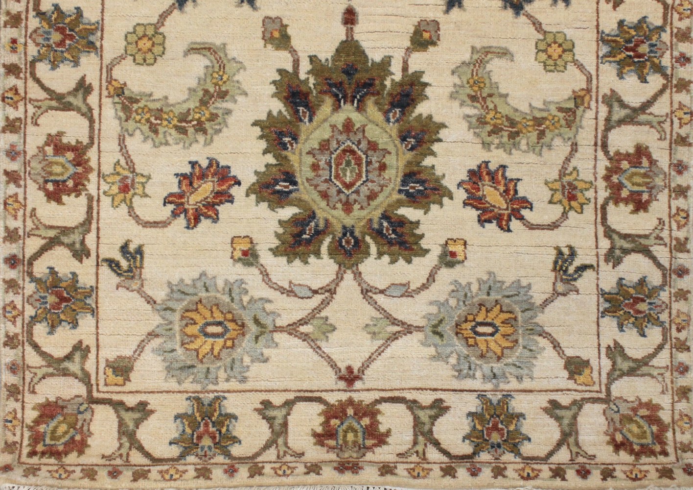3x5 Traditional Hand Knotted Wool Area Rug - MR028761