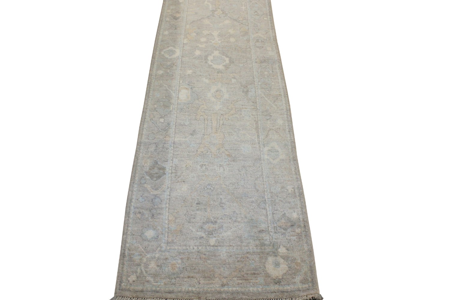 10 ft. Runner Oushak Hand Knotted Wool Area Rug - MR028779