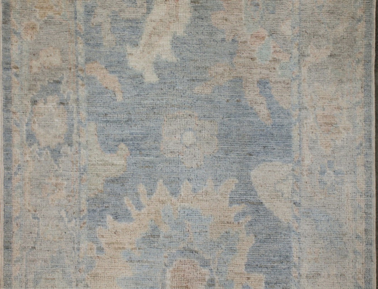 12 ft. Runner Oushak Hand Knotted Wool Area Rug - MR028786