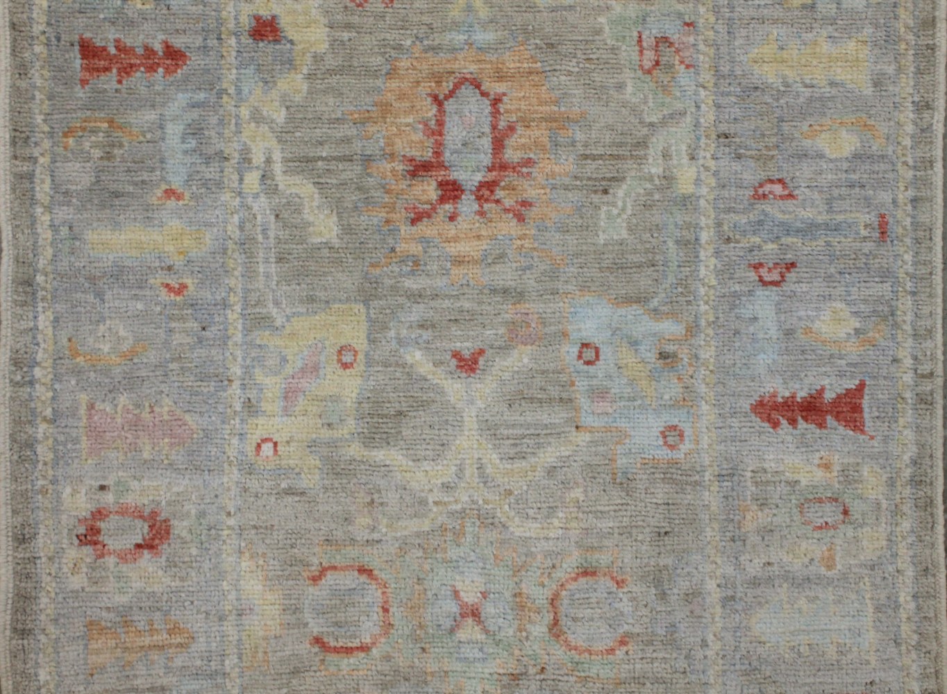 10 ft. Runner Oushak Hand Knotted Wool Area Rug - MR028793