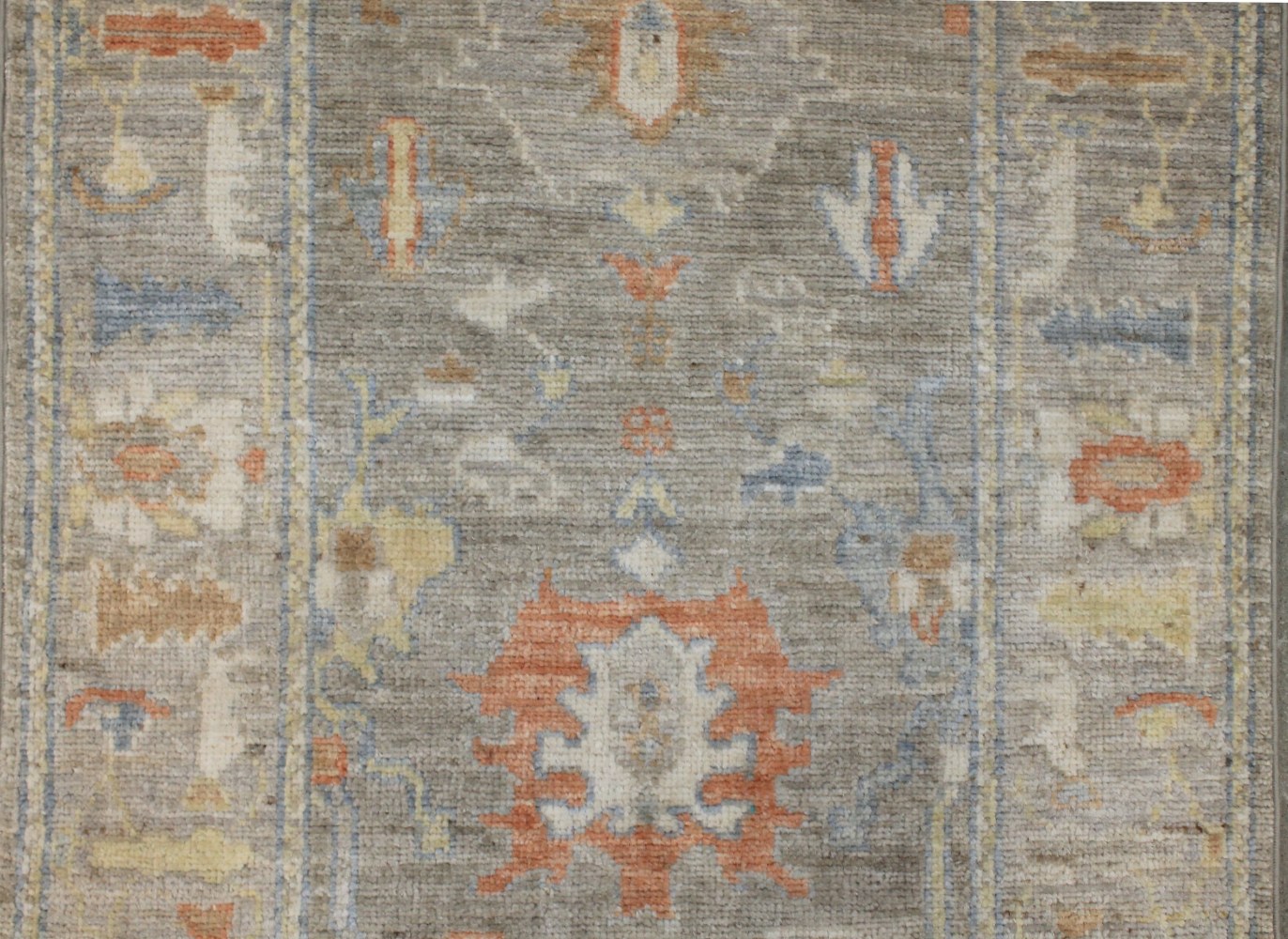 12 ft. Runner Oushak Hand Knotted Wool Area Rug - MR028797