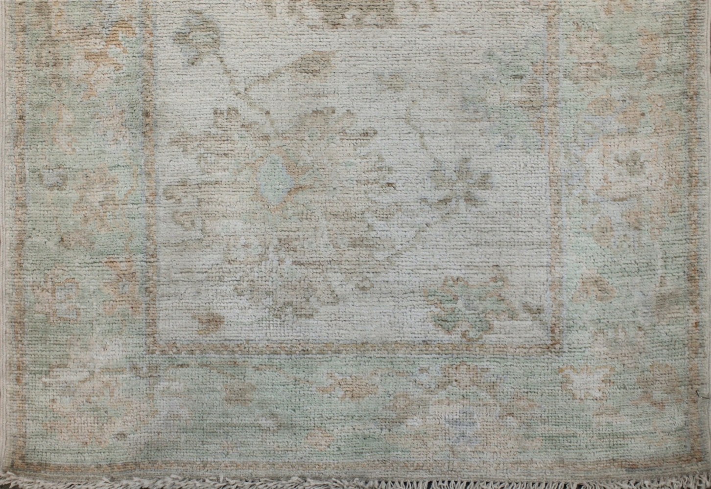 12 ft. Runner Oushak Hand Knotted Wool Area Rug - MR028802