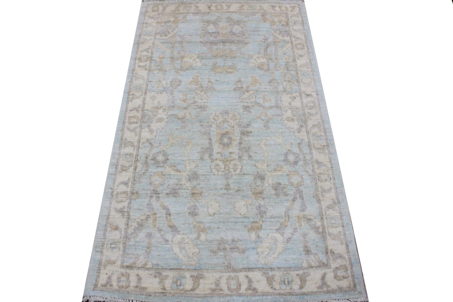 3x5 Oushak Hand Knotted Wool Area Rug - MR028812