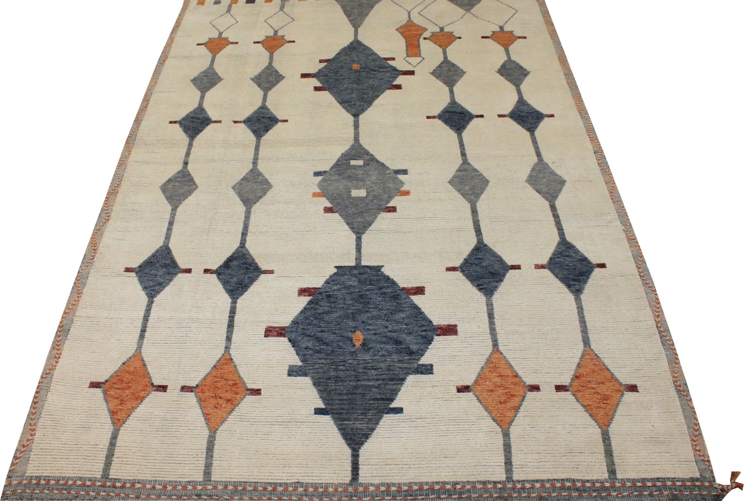 10x14 Tribal Hand Knotted Wool Area Rug - MR028820