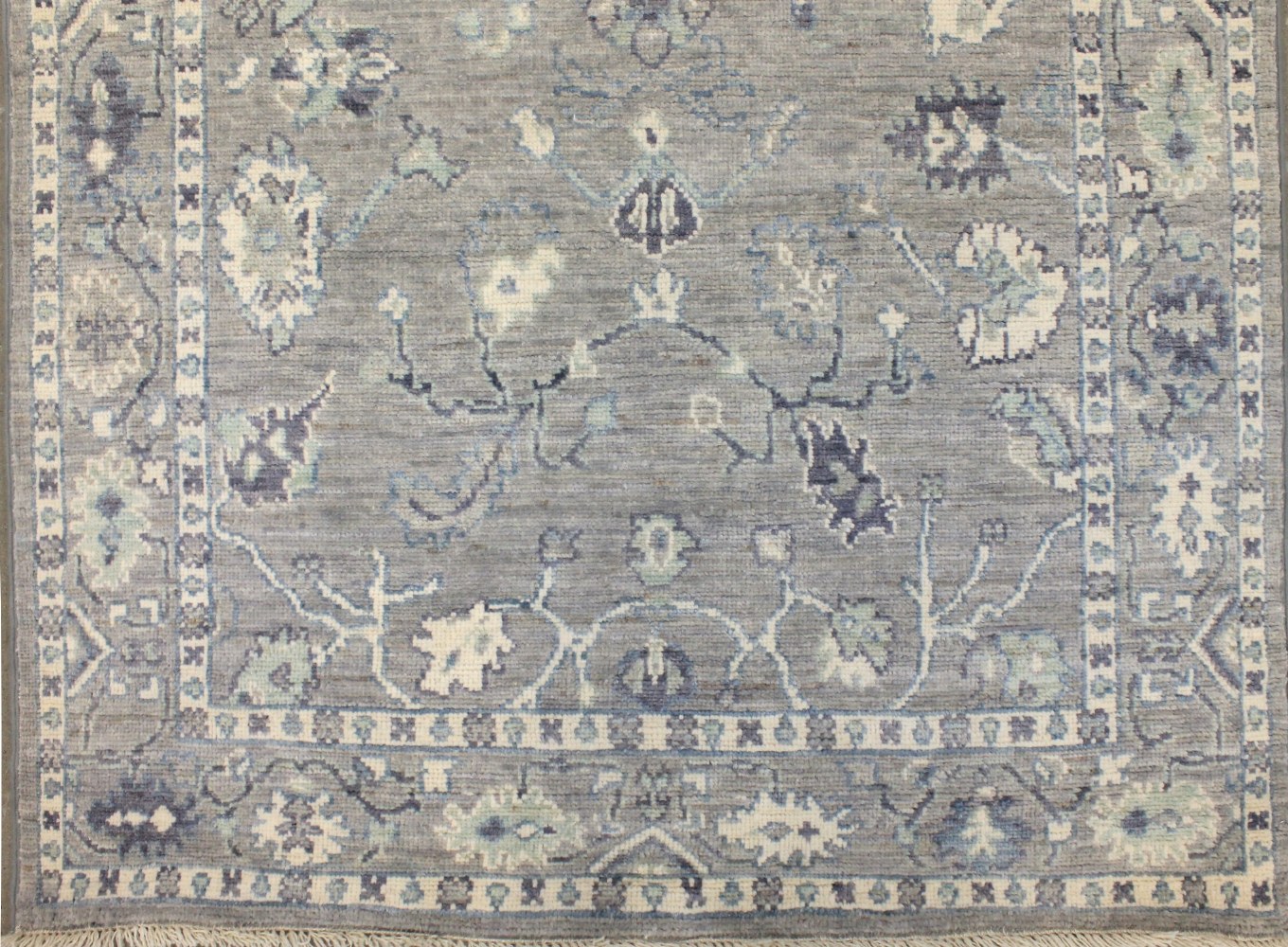 4x6 Oushak Hand Knotted Wool Area Rug - MR028822