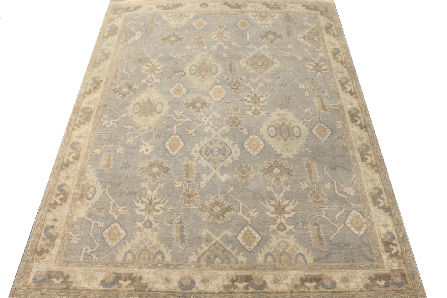 8x10 Oushak Hand Knotted Wool Area Rug - MR028887