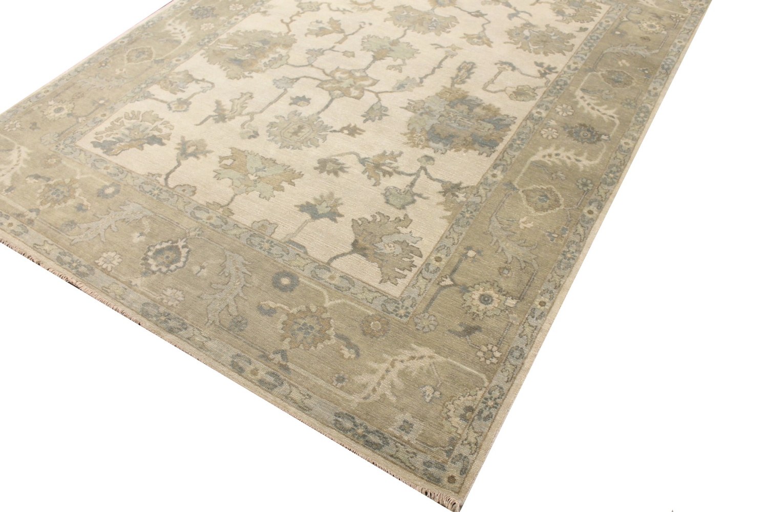 8x10 Oushak Hand Knotted Wool Area Rug - MR028888