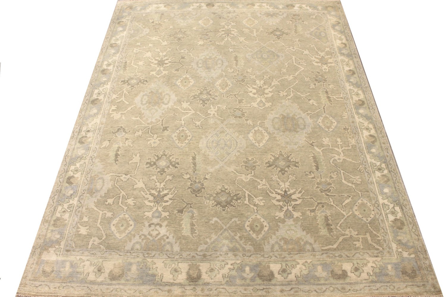 8x10 Oushak Hand Knotted Wool Area Rug - MR028890