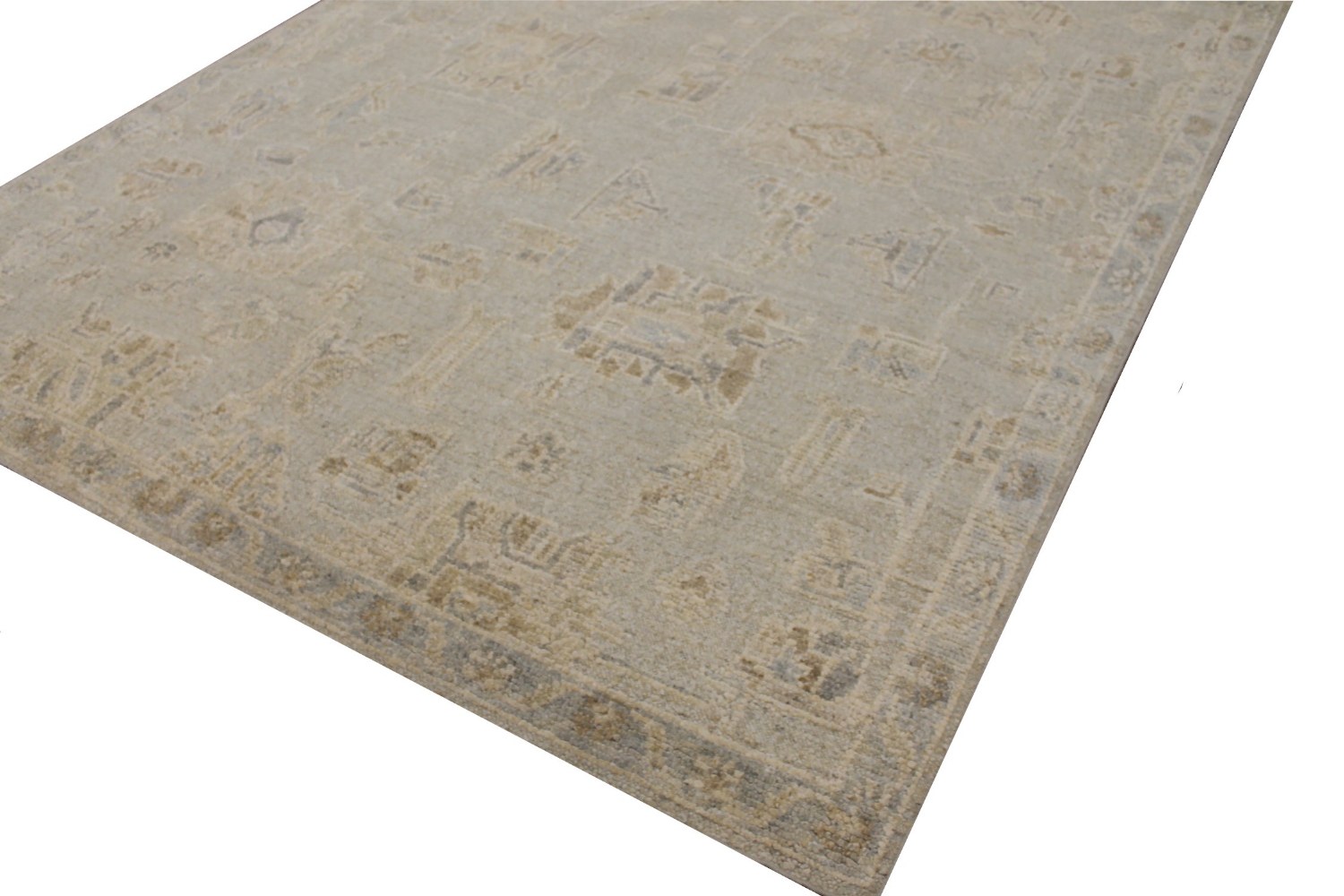 10x14 Oushak Hand Knotted Wool Area Rug - MR028902