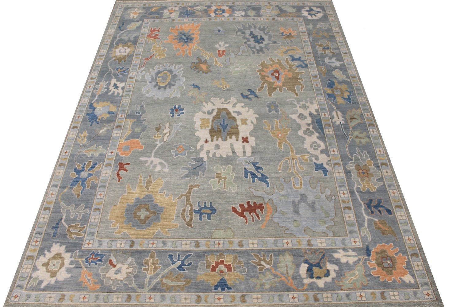 10x14 Oushak Hand Knotted Wool Area Rug - MR028920