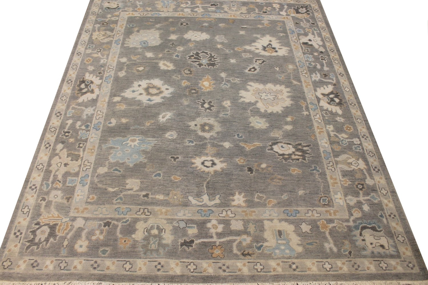 8x10 Oushak Hand Knotted Wool Area Rug - MR028922