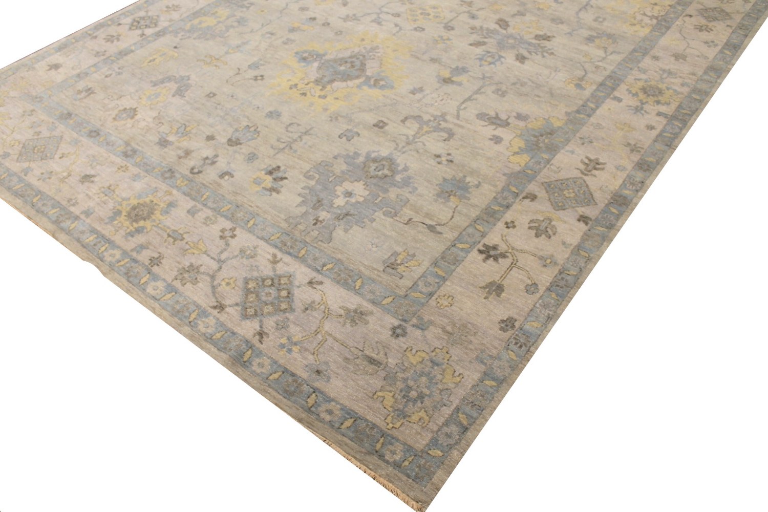 10x14 Oushak Hand Knotted Wool Area Rug - MR028923