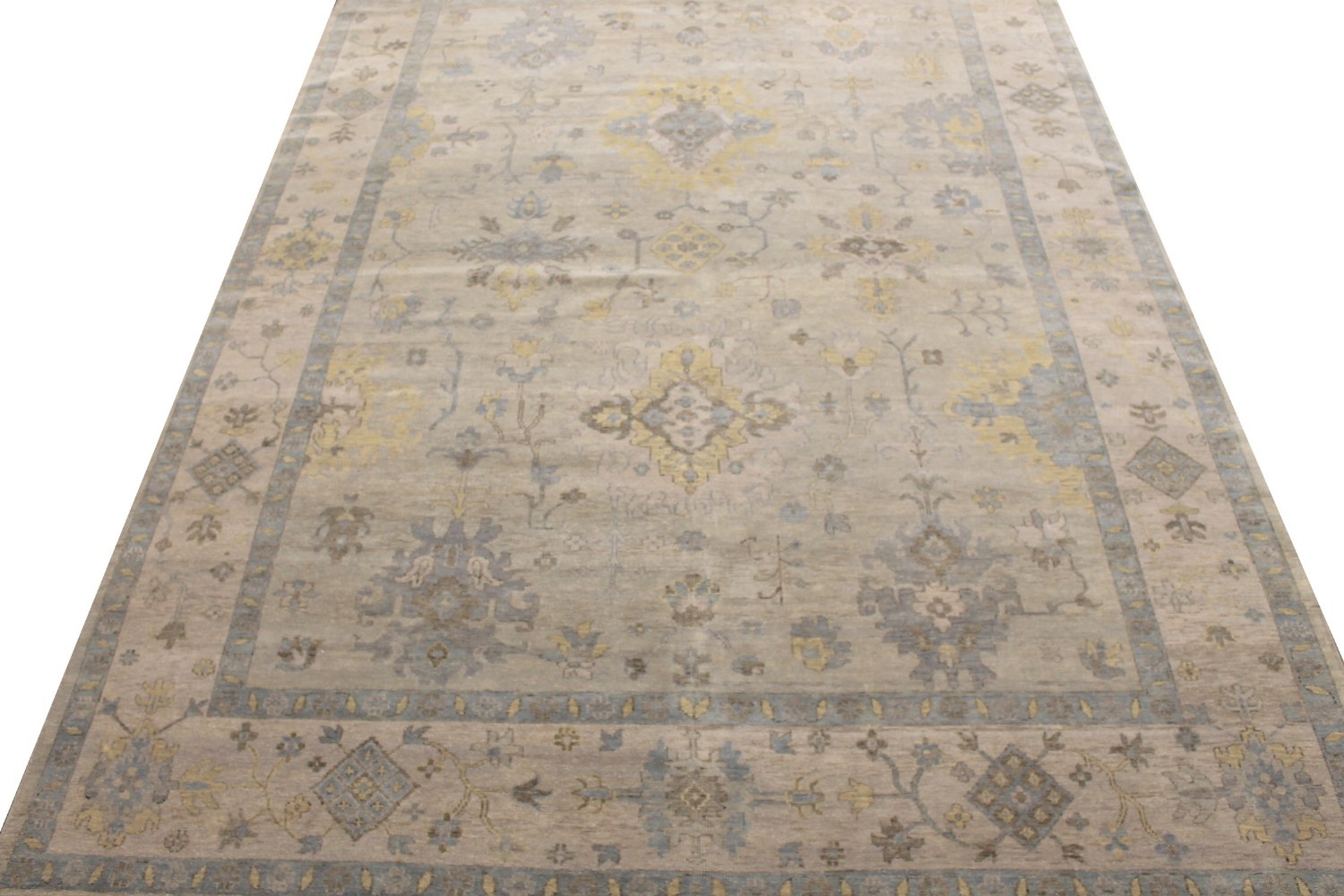 10x14 Oushak Hand Knotted Wool Area Rug - MR028923